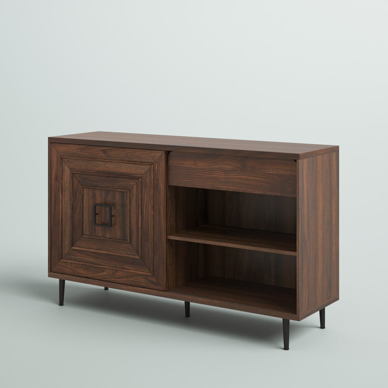 Mercury Row® Brumbaugh 52'' Wide 2 Drawer Credenza & Reviews Wayfair